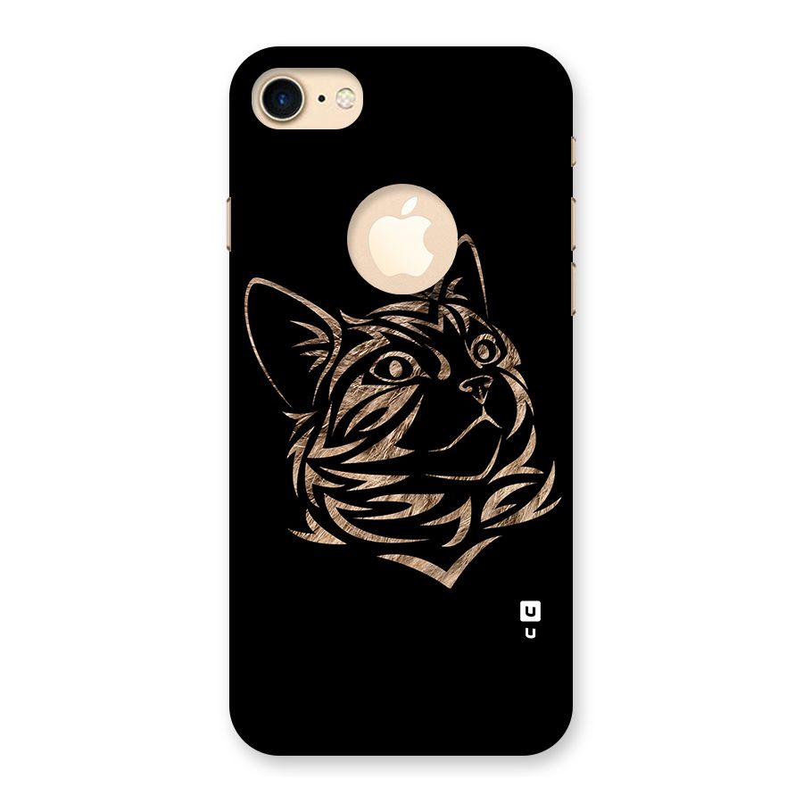 Tribal Cat Back Case for iPhone 7 Logo Cut