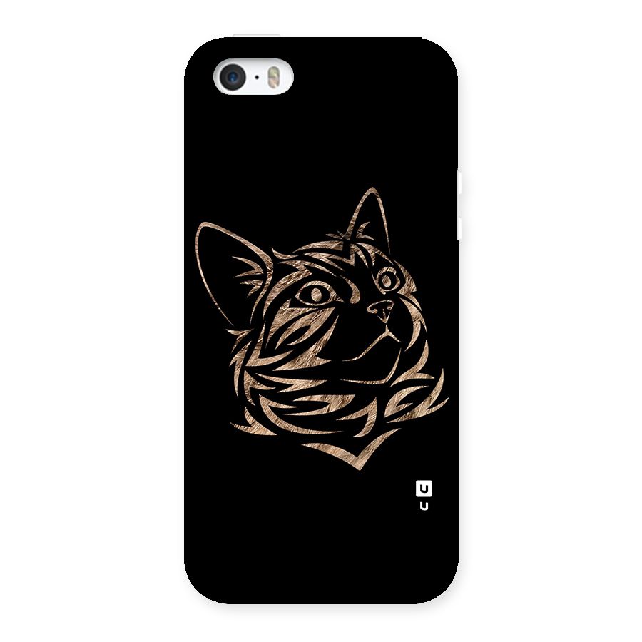 Tribal Cat Back Case for iPhone SE