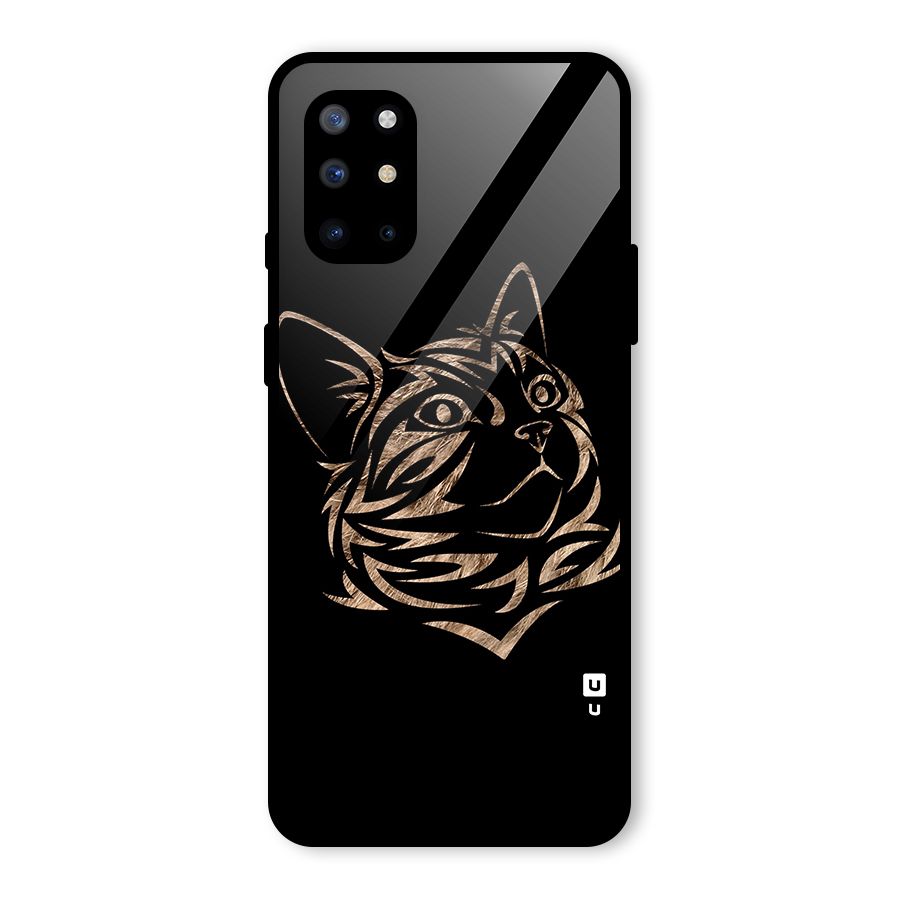 Tribal Cat Glass Back Case for OnePlus 8T