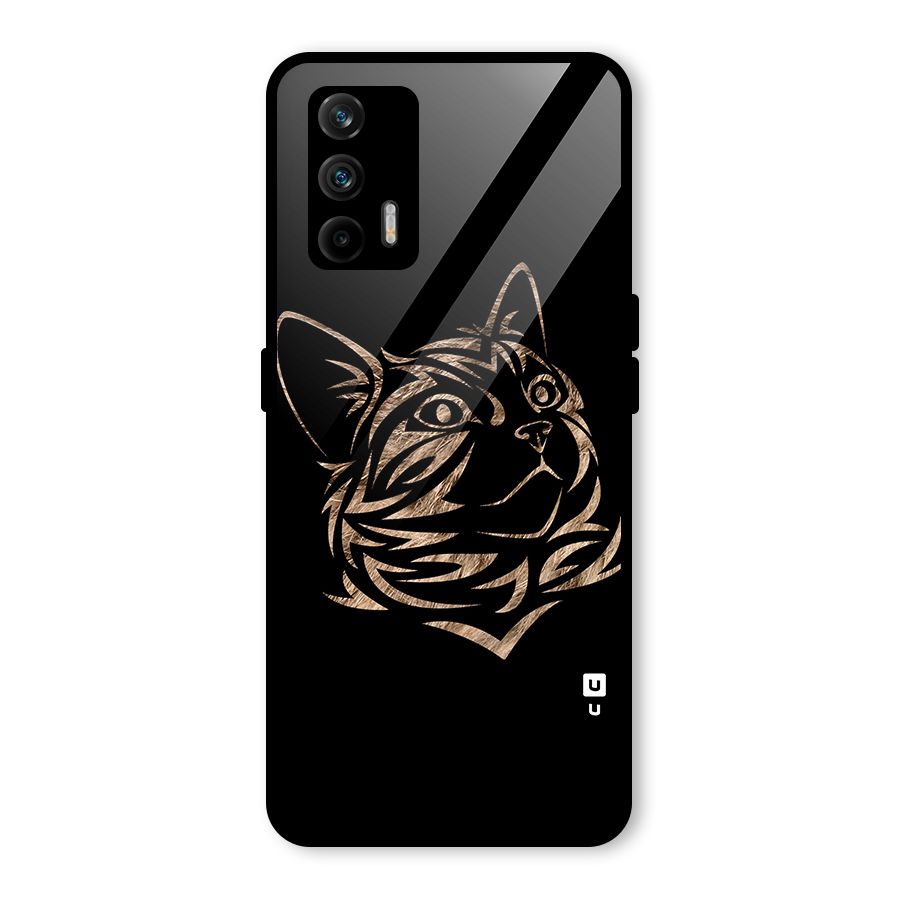 Tribal Cat Glass Back Case for Realme GT 5G