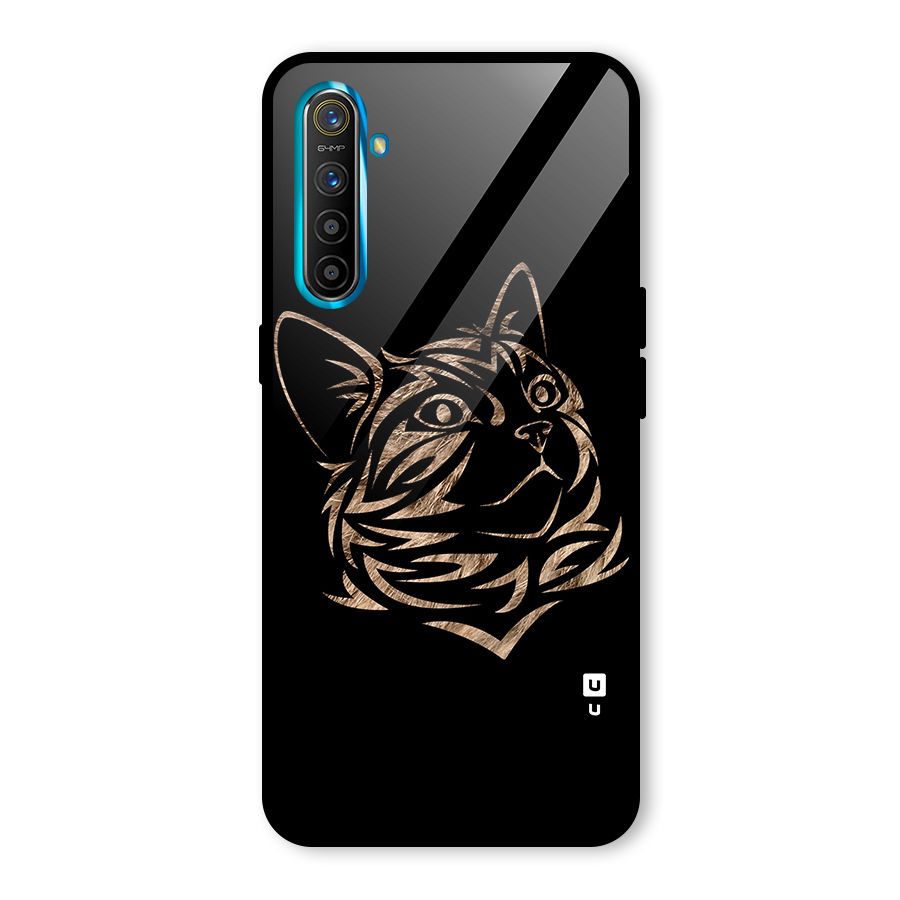 Tribal Cat Glass Back Case for Realme X2