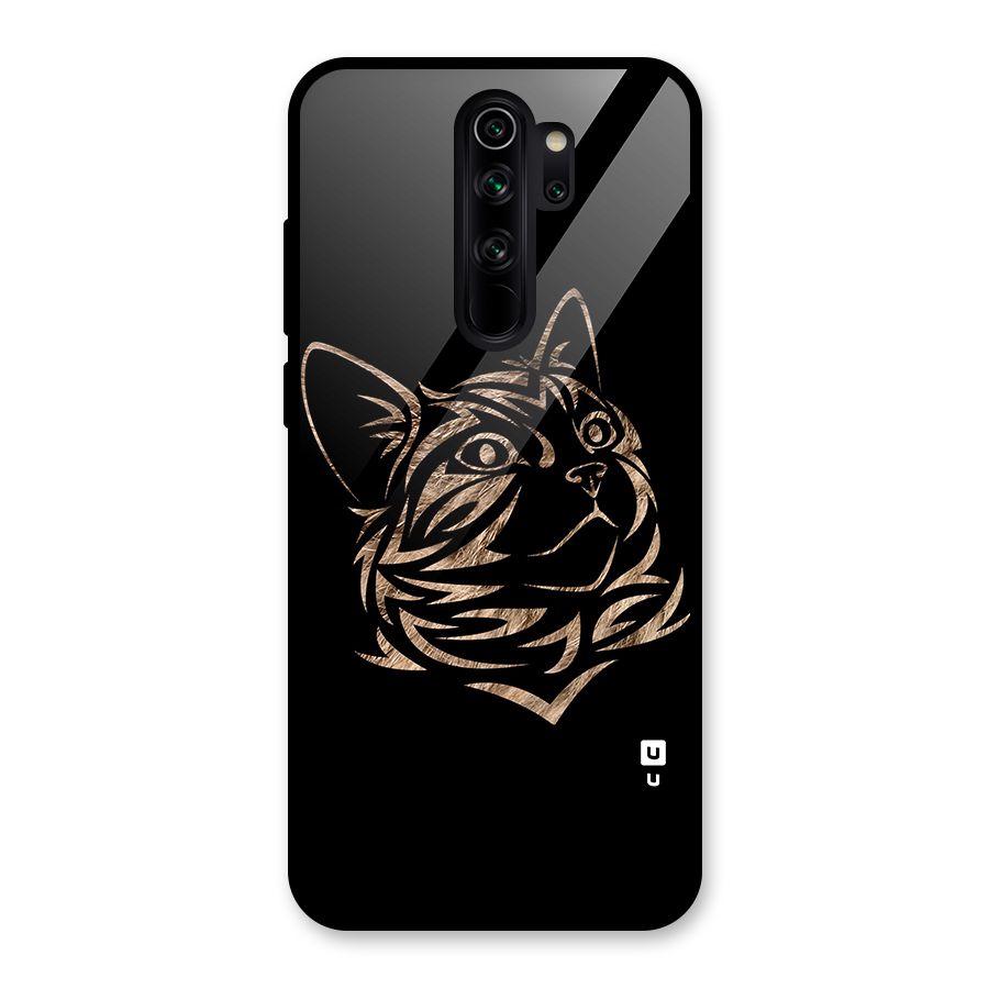 Tribal Cat Glass Back Case for Redmi Note 8 Pro