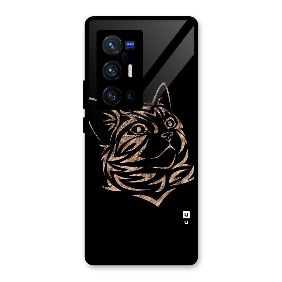 Tribal Cat Glass Back Case for Vivo X70 Pro Plus