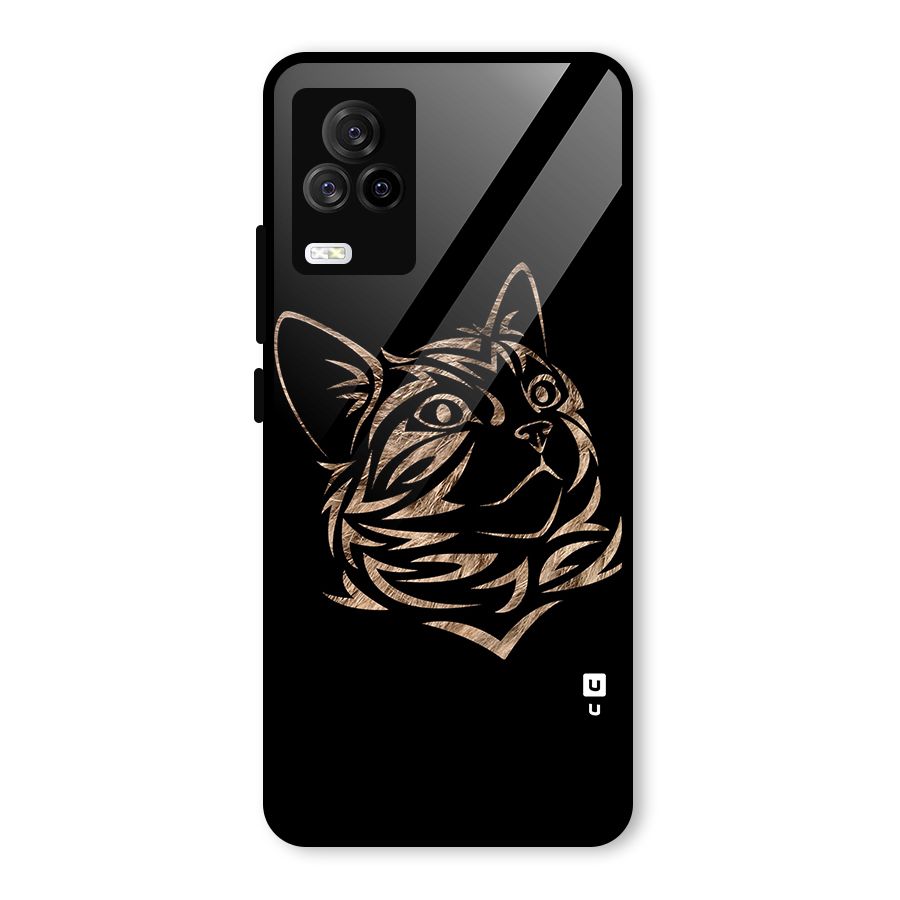 Tribal Cat Glass Back Case for Vivo iQOO 7 Legend 5G