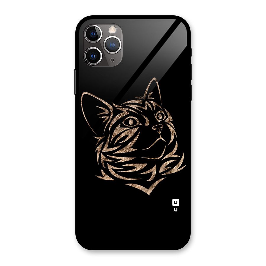 Tribal Cat Glass Back Case for iPhone 11 Pro Max