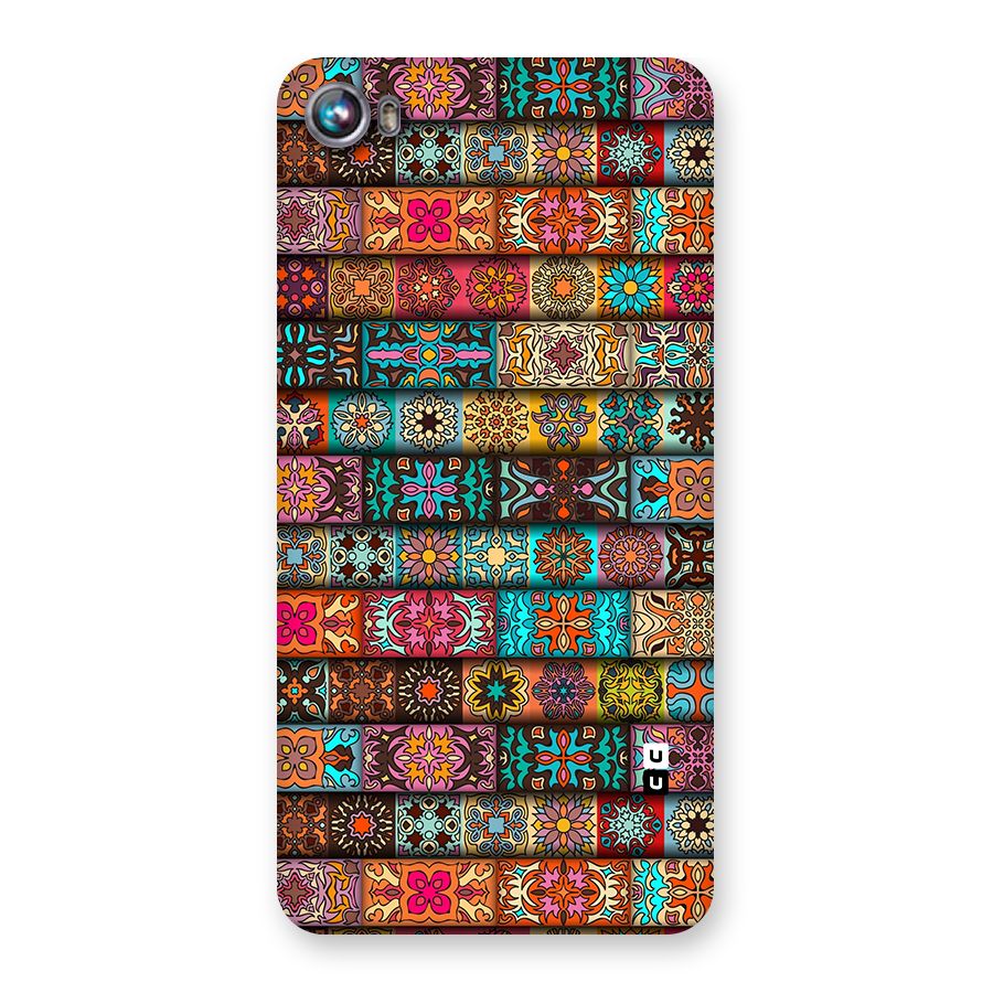 Tribal Seamless Pattern Vintage Decorative Back Case for Canvas Fire 4 (A107)