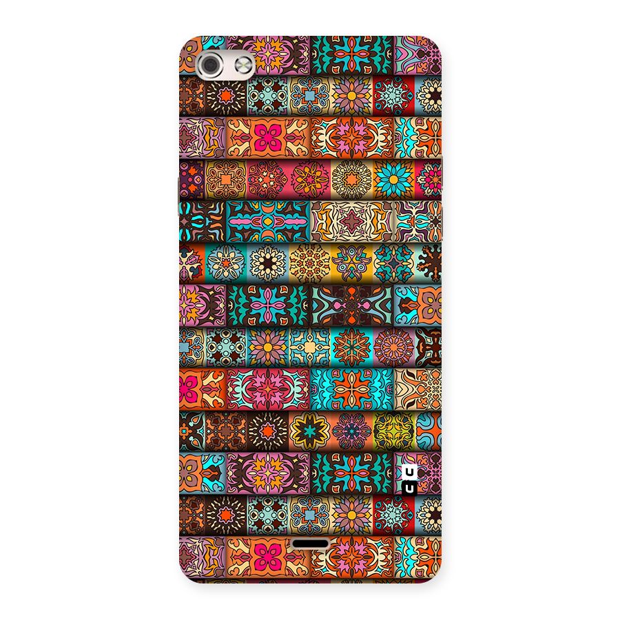 Tribal Seamless Pattern Vintage Decorative Back Case for Canvas Silver 5