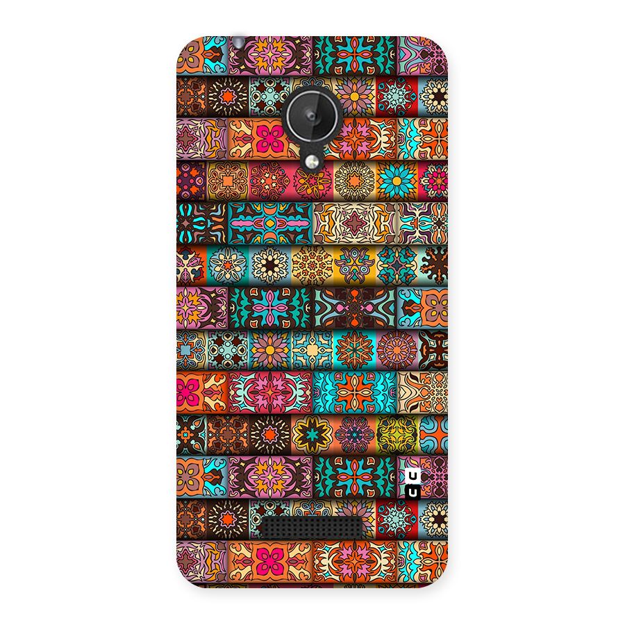 Tribal Seamless Pattern Vintage Decorative Back Case for Canvas Spark Q380