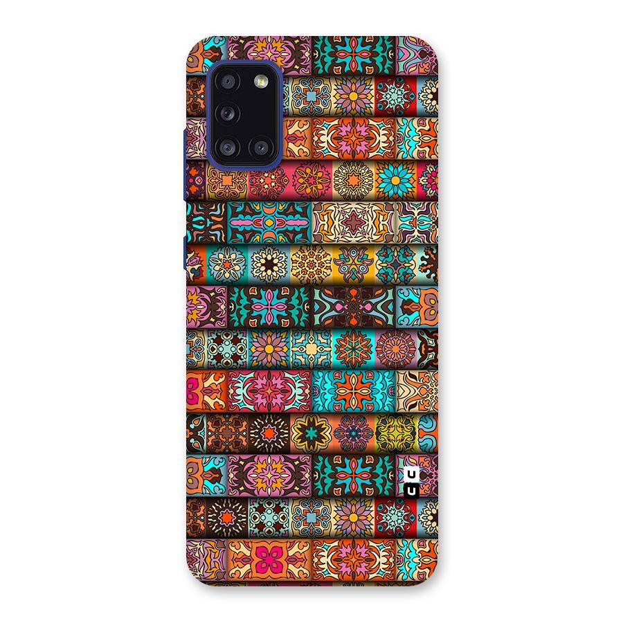 Tribal Seamless Pattern Vintage Decorative Back Case for Galaxy A31