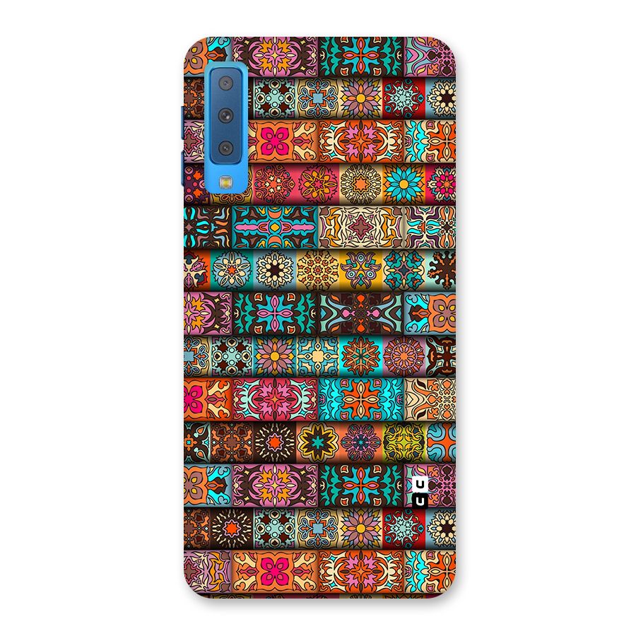 Tribal Seamless Pattern Vintage Decorative Back Case for Galaxy A7 (2018)