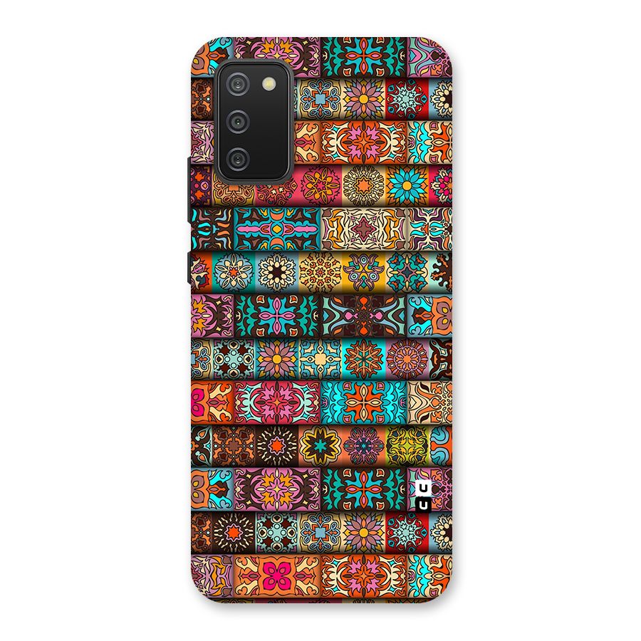 Tribal Seamless Pattern Vintage Decorative Back Case for Galaxy M02s