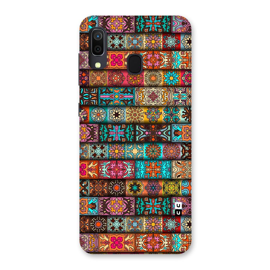 Tribal Seamless Pattern Vintage Decorative Back Case for Galaxy M10s
