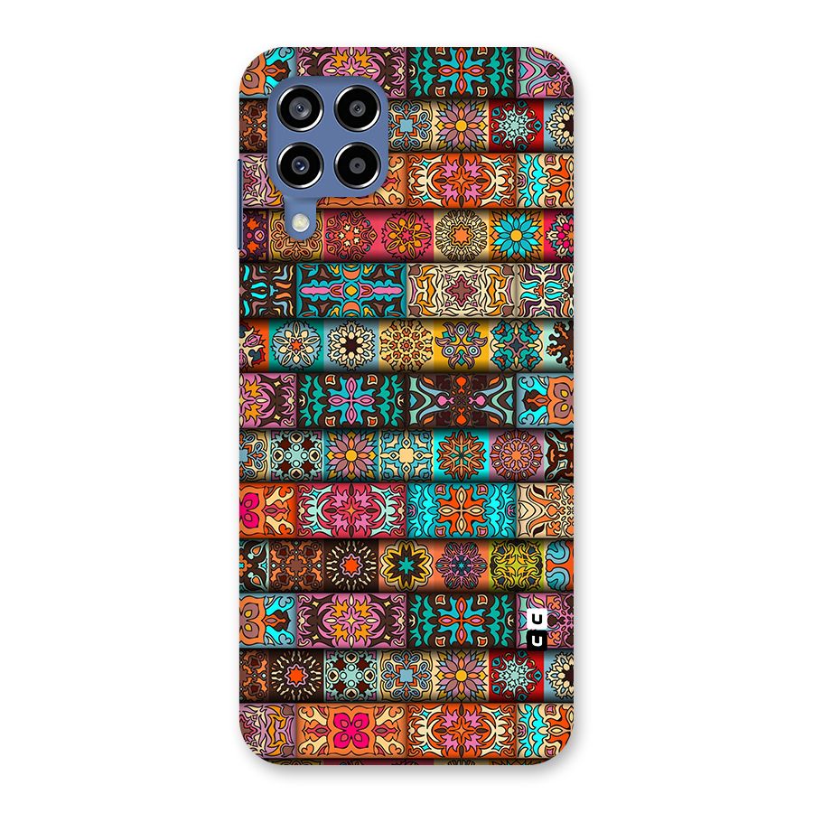 Tribal Seamless Pattern Vintage Decorative Back Case for Galaxy M53 5G