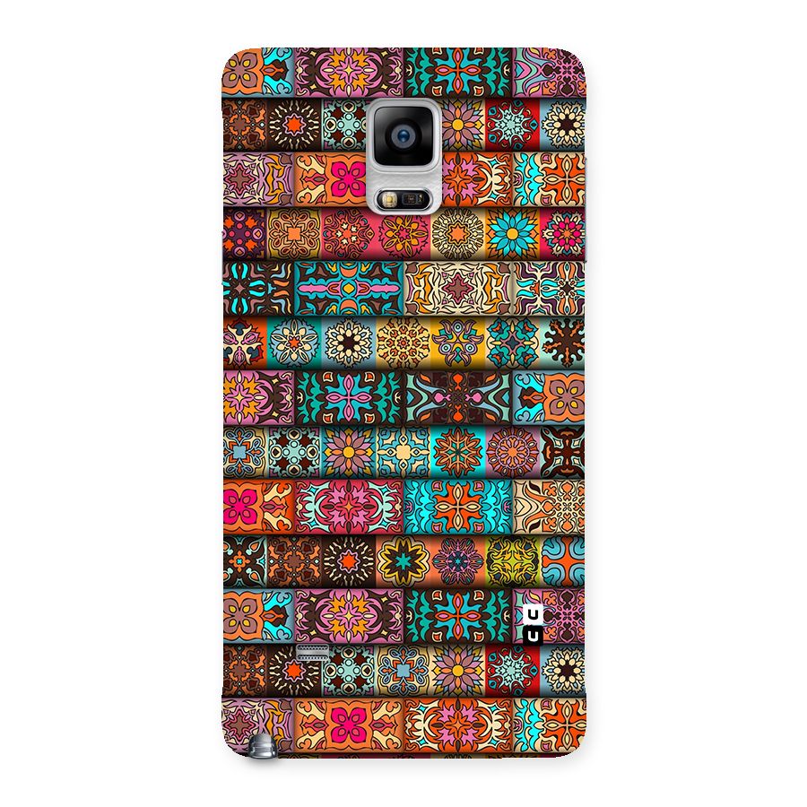 Tribal Seamless Pattern Vintage Decorative Back Case for Galaxy Note 4