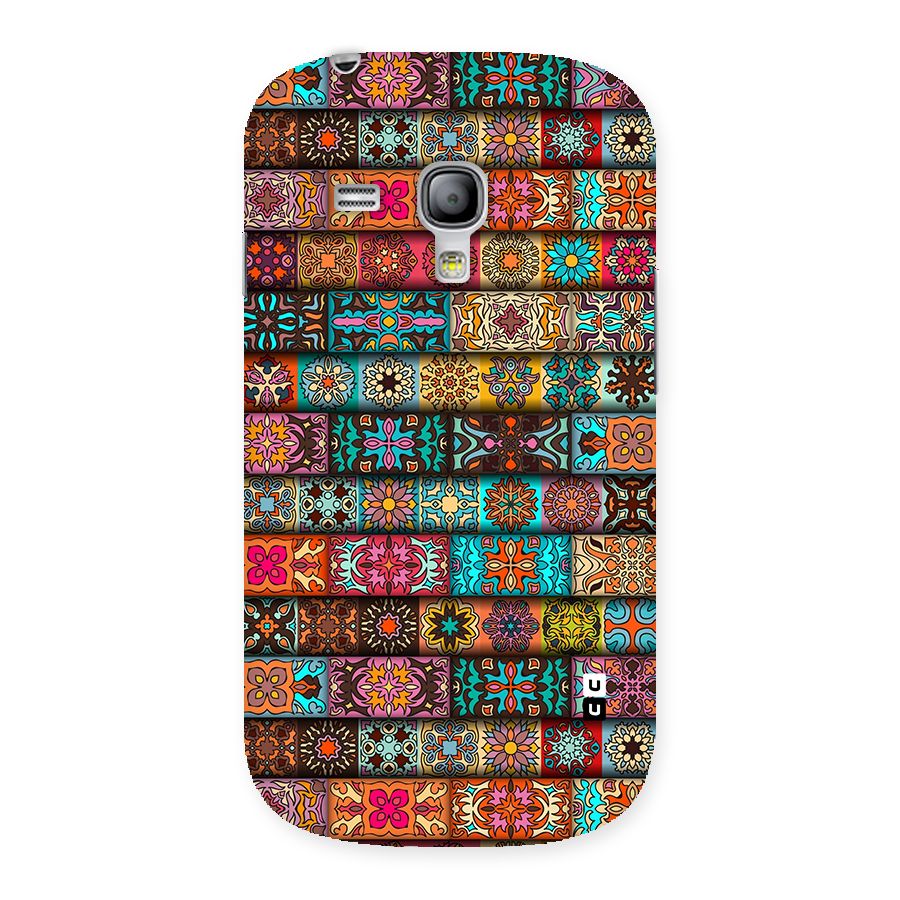 Tribal Seamless Pattern Vintage Decorative Back Case for Galaxy S3 Mini