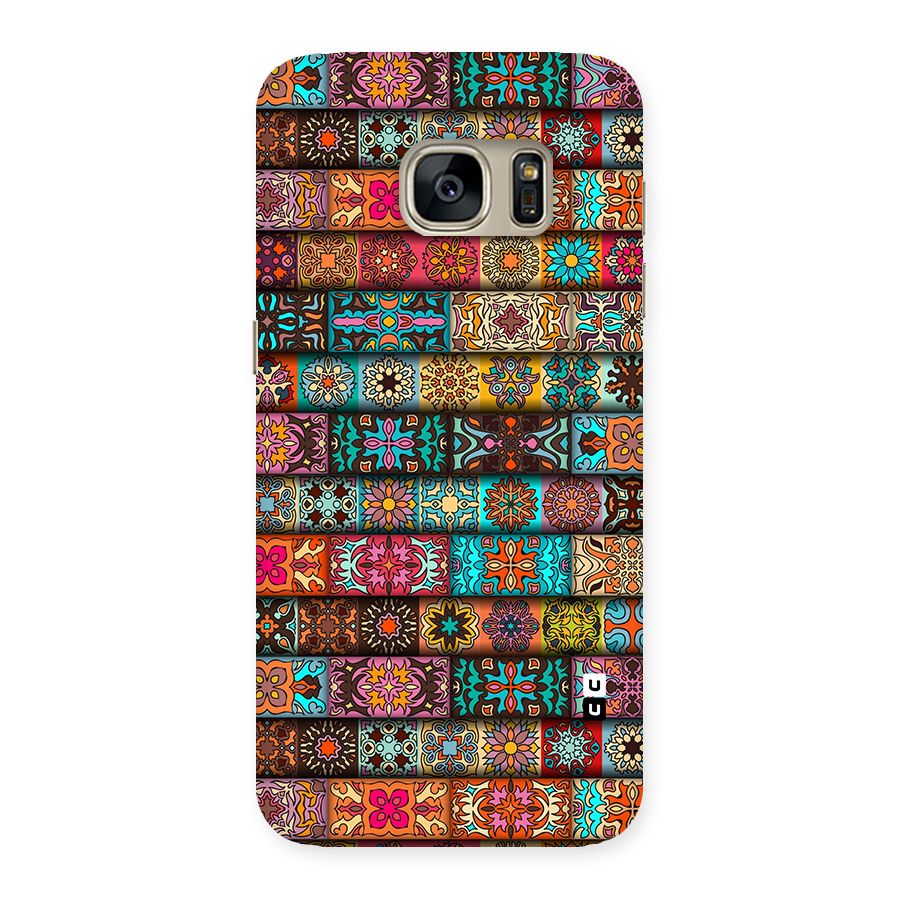 Tribal Seamless Pattern Vintage Decorative Back Case for Galaxy S7