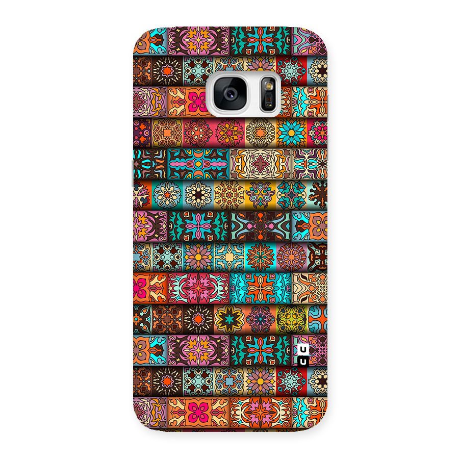 Tribal Seamless Pattern Vintage Decorative Back Case for Galaxy S7 Edge