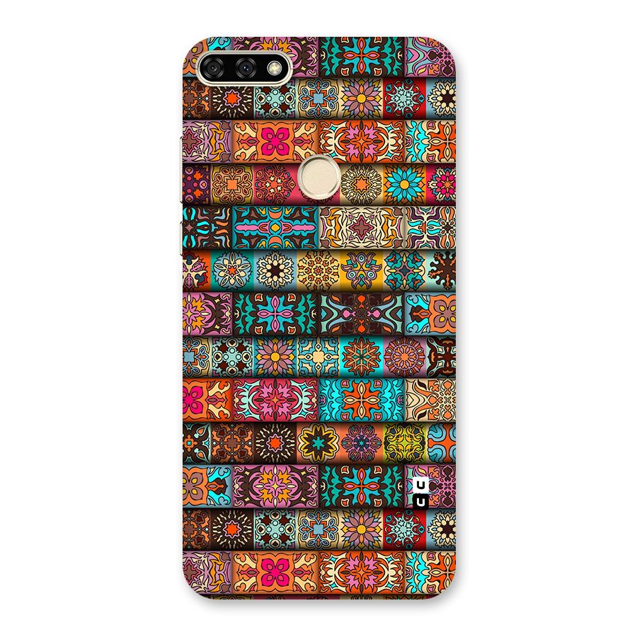 Tribal Seamless Pattern Vintage Decorative Back Case for Honor 7A
