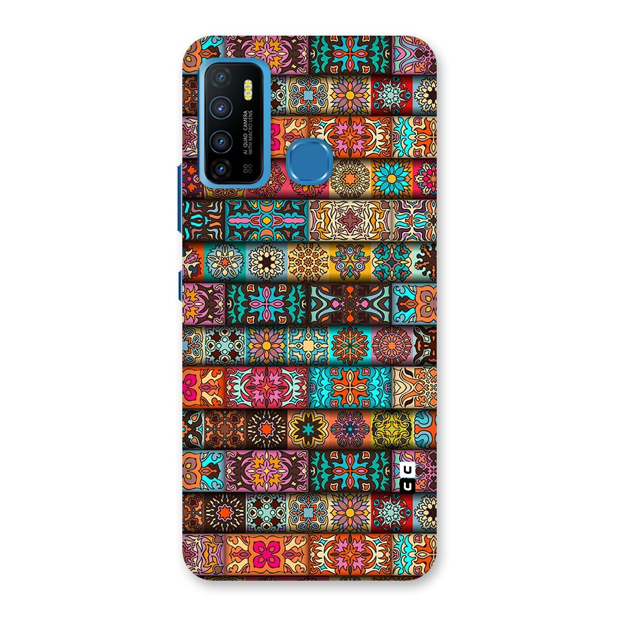 Tribal Seamless Pattern Vintage Decorative Back Case for Infinix Hot 9