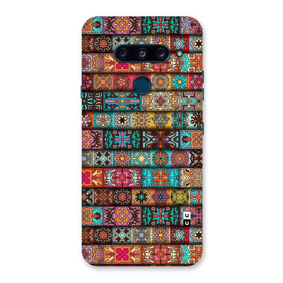 Tribal Seamless Pattern Vintage Decorative Back Case for LG  V40 ThinQ