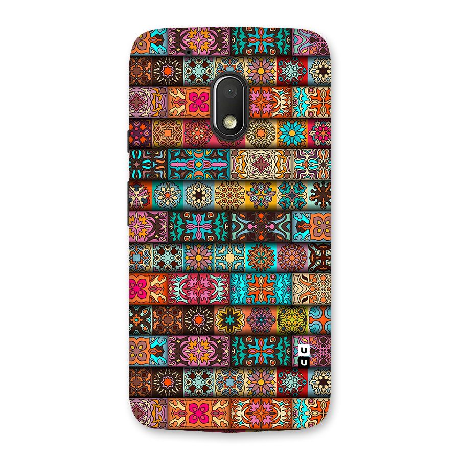 Tribal Seamless Pattern Vintage Decorative Back Case for Moto G4 Play