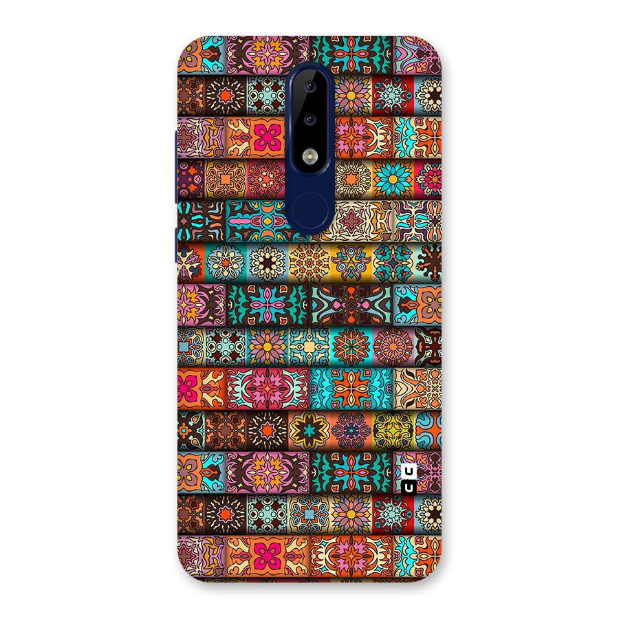 Tribal Seamless Pattern Vintage Decorative Back Case for Nokia 5.1 Plus