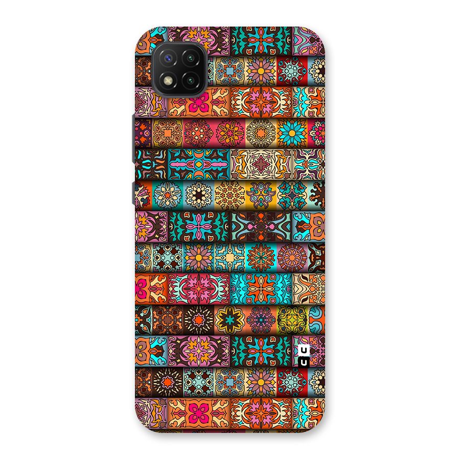 Tribal Seamless Pattern Vintage Decorative Back Case for Poco C3