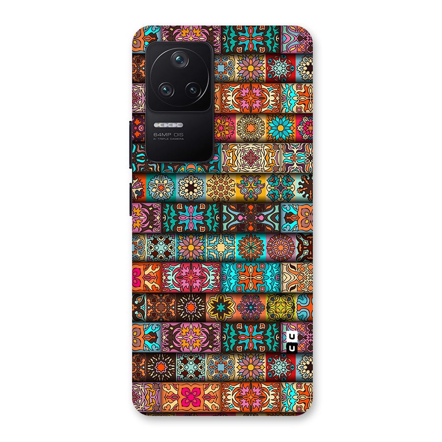 Tribal Seamless Pattern Vintage Decorative Back Case for Poco F4 5G