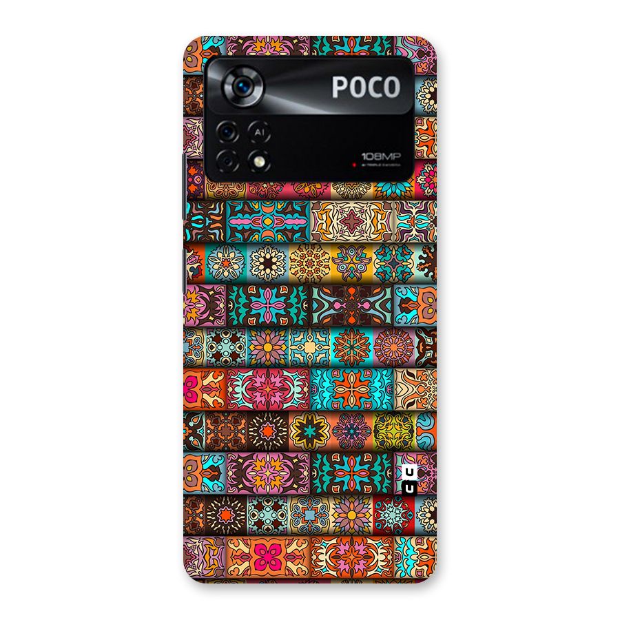 Tribal Seamless Pattern Vintage Decorative Back Case for Poco X4 Pro 5G