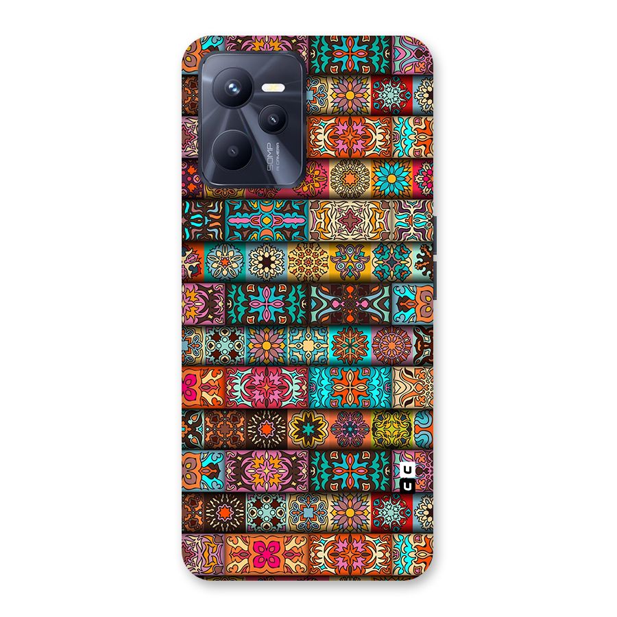 Tribal Seamless Pattern Vintage Decorative Back Case for Realme C35
