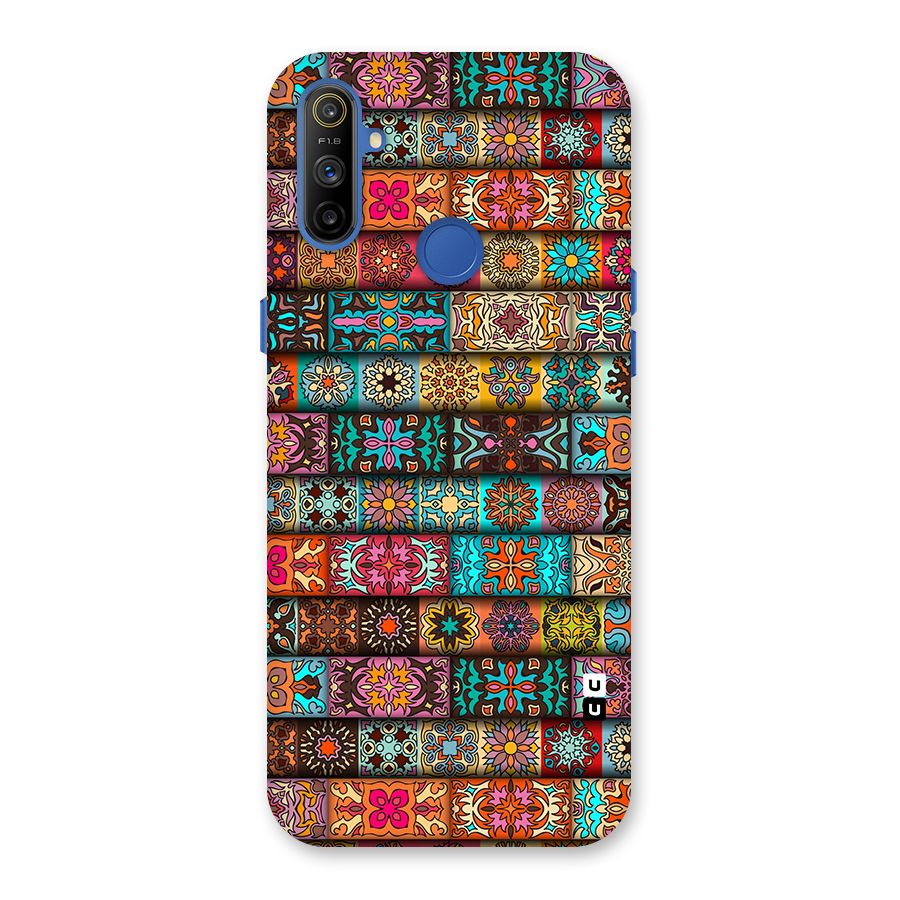Tribal Seamless Pattern Vintage Decorative Back Case for Realme Narzo 10A