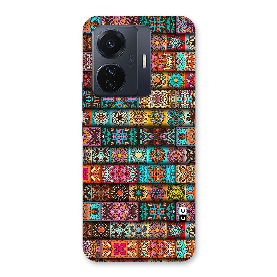 Tribal Seamless Pattern Vintage Decorative Back Case for Vivo T1 Pro