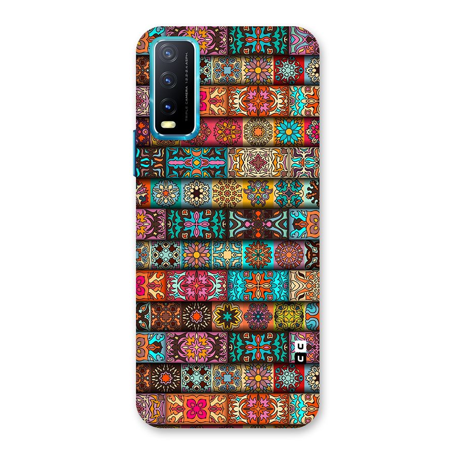 Tribal Seamless Pattern Vintage Decorative Back Case for Vivo Y20