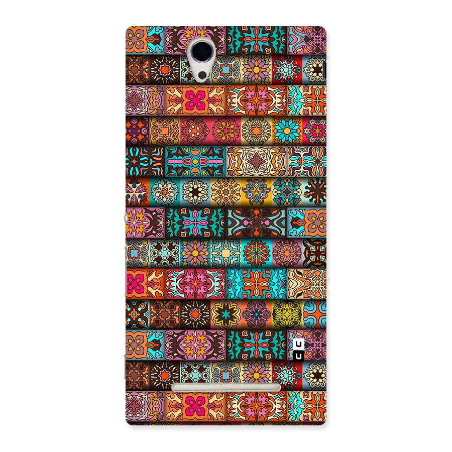Tribal Seamless Pattern Vintage Decorative Back Case for Xperia C3