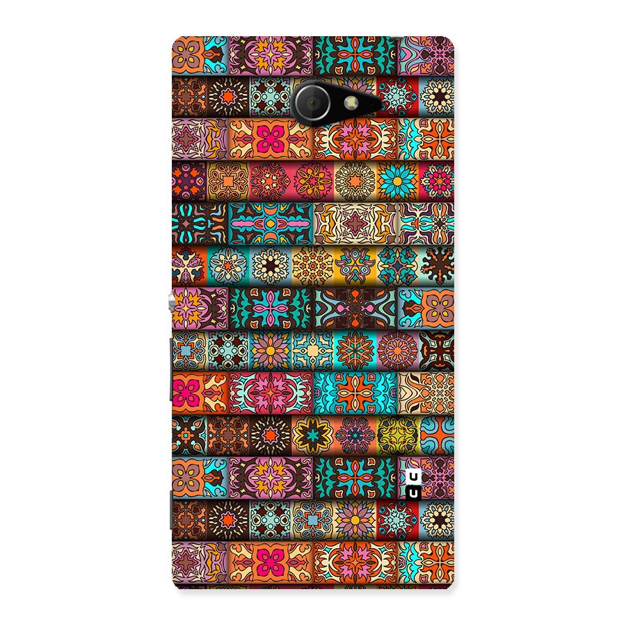 Tribal Seamless Pattern Vintage Decorative Back Case for Xperia M2
