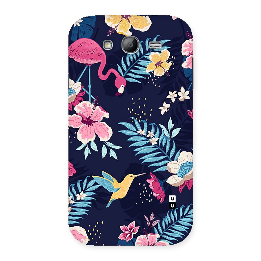 Tropical Flamingo Pattern Back Case for Galaxy Grand