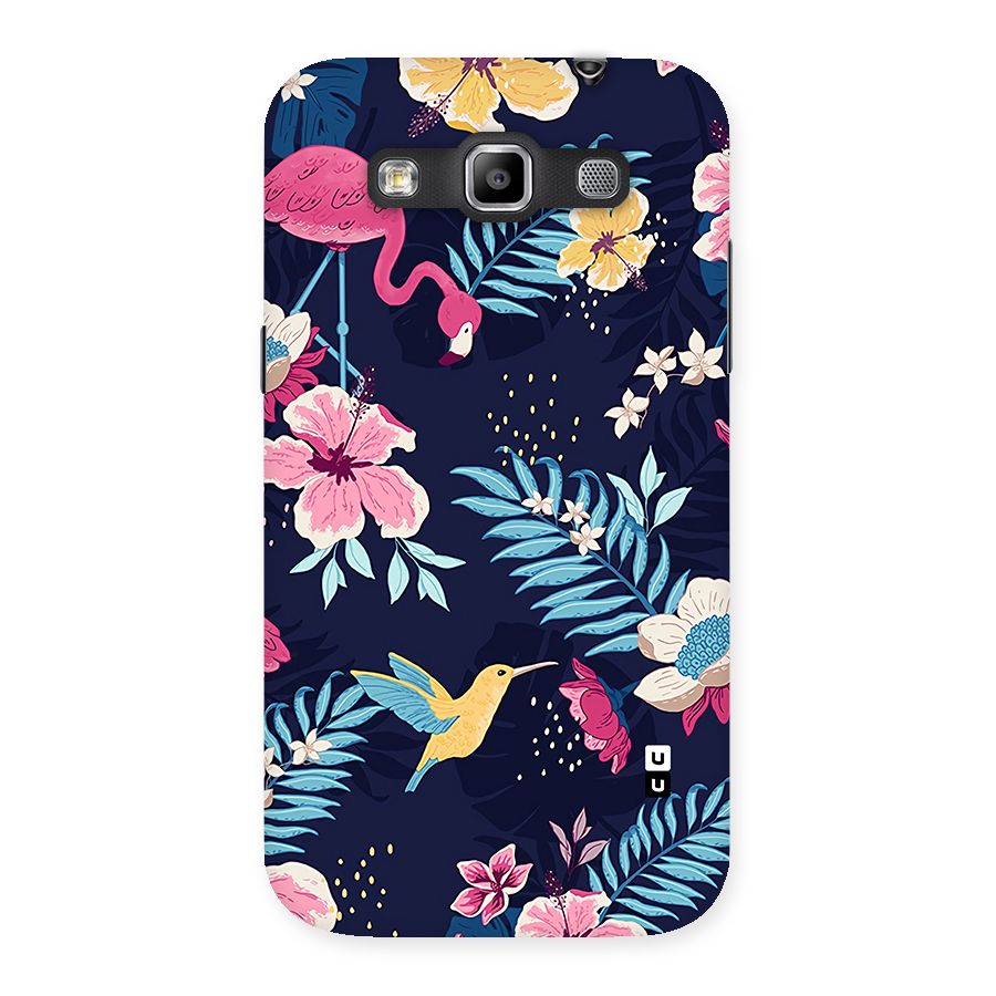 Tropical Flamingo Pattern Back Case for Galaxy Grand Quattro