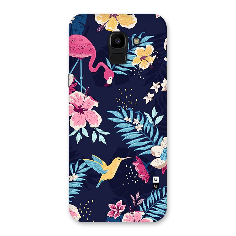Tropical Flamingo Pattern Back Case for Galaxy J6