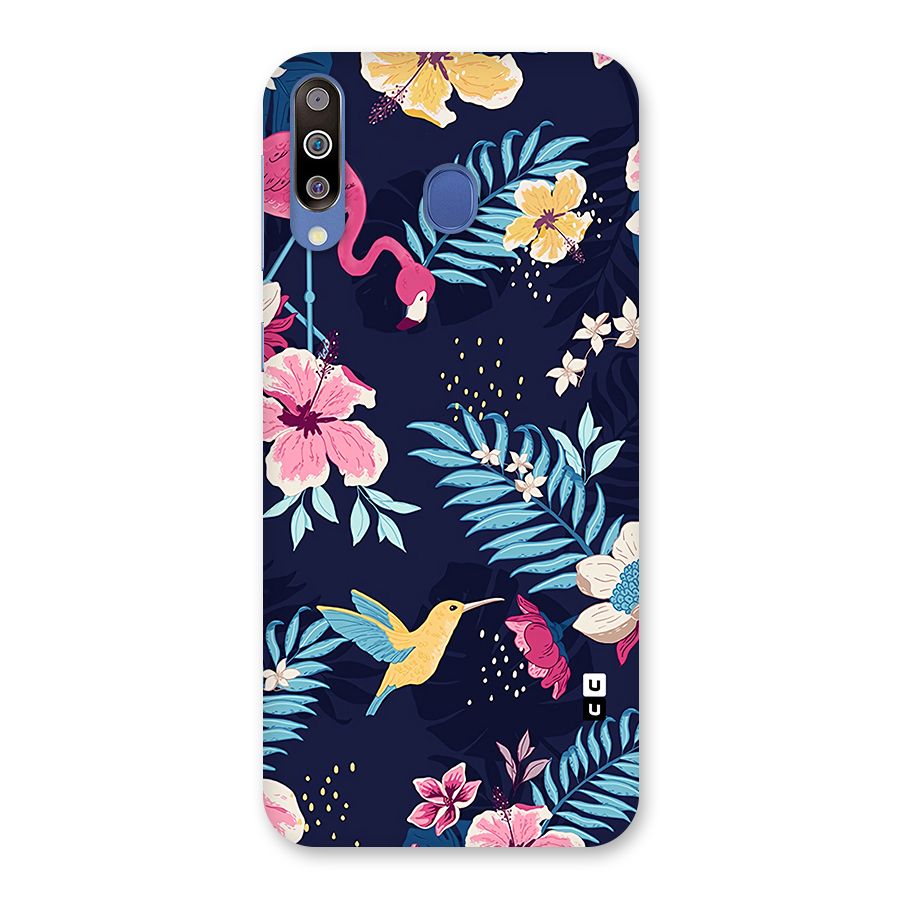 Tropical Flamingo Pattern Back Case for Galaxy M30