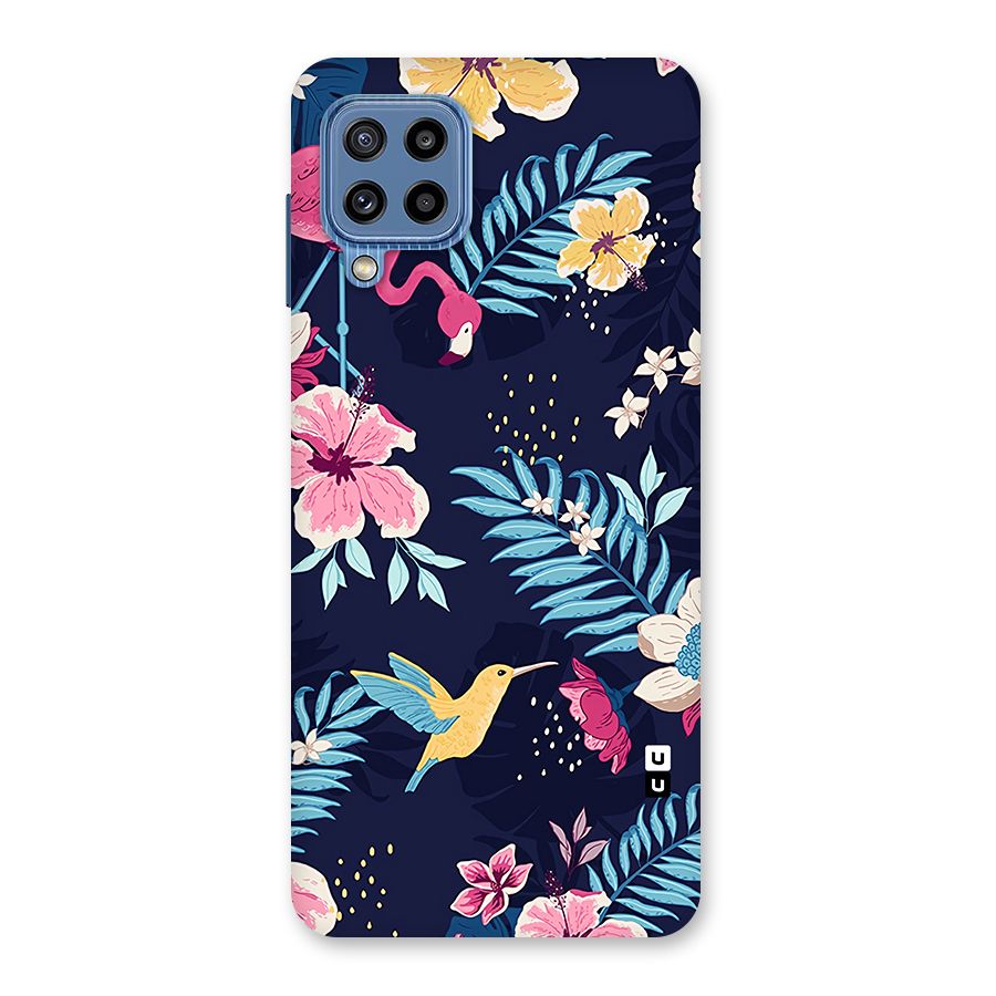 Tropical Flamingo Pattern Back Case for Galaxy M32