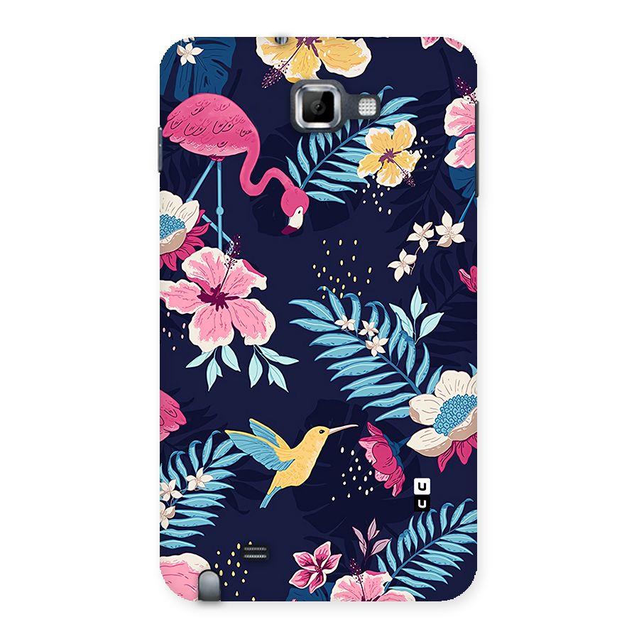 Tropical Flamingo Pattern Back Case for Galaxy Note