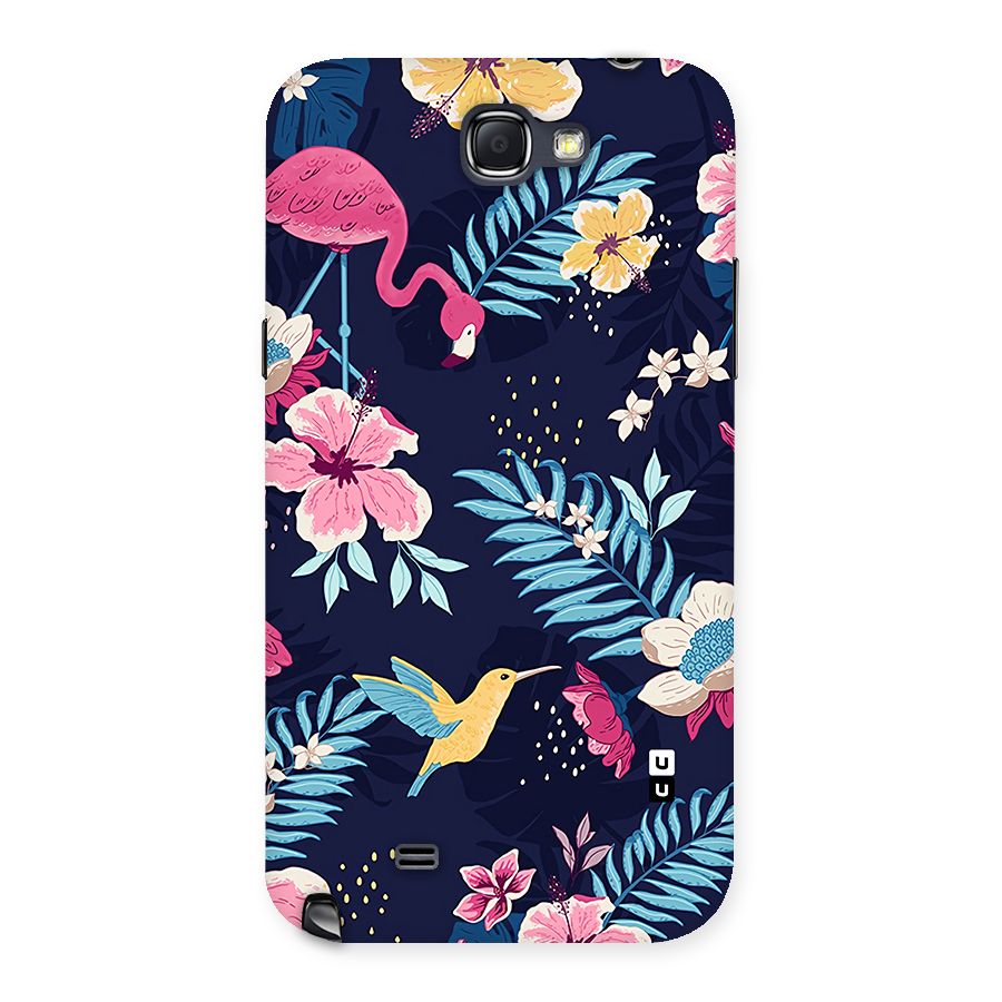 Tropical Flamingo Pattern Back Case for Galaxy Note 2