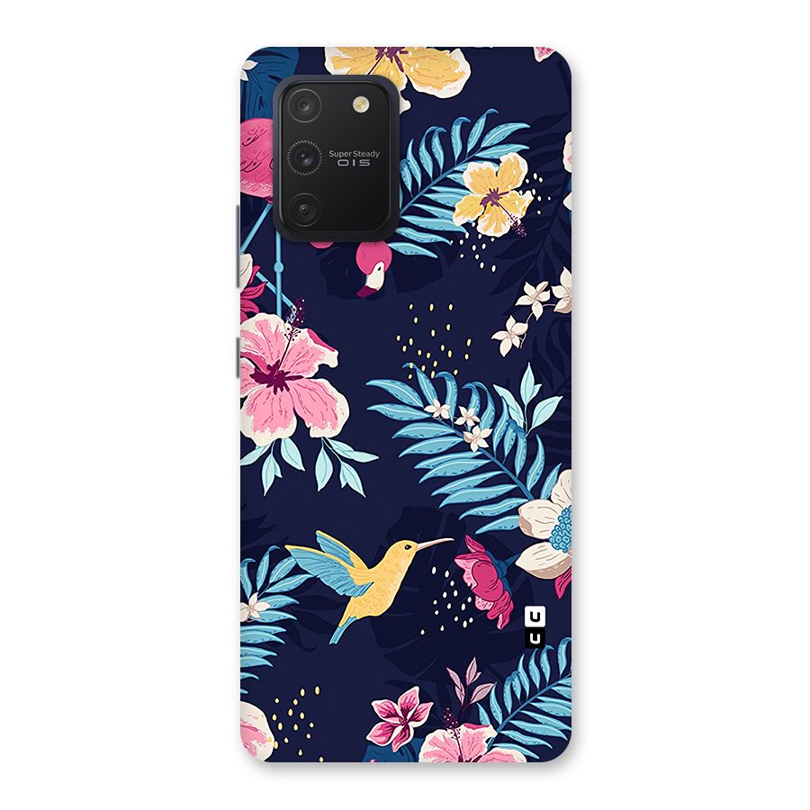 Tropical Flamingo Pattern Back Case for Galaxy S10 Lite