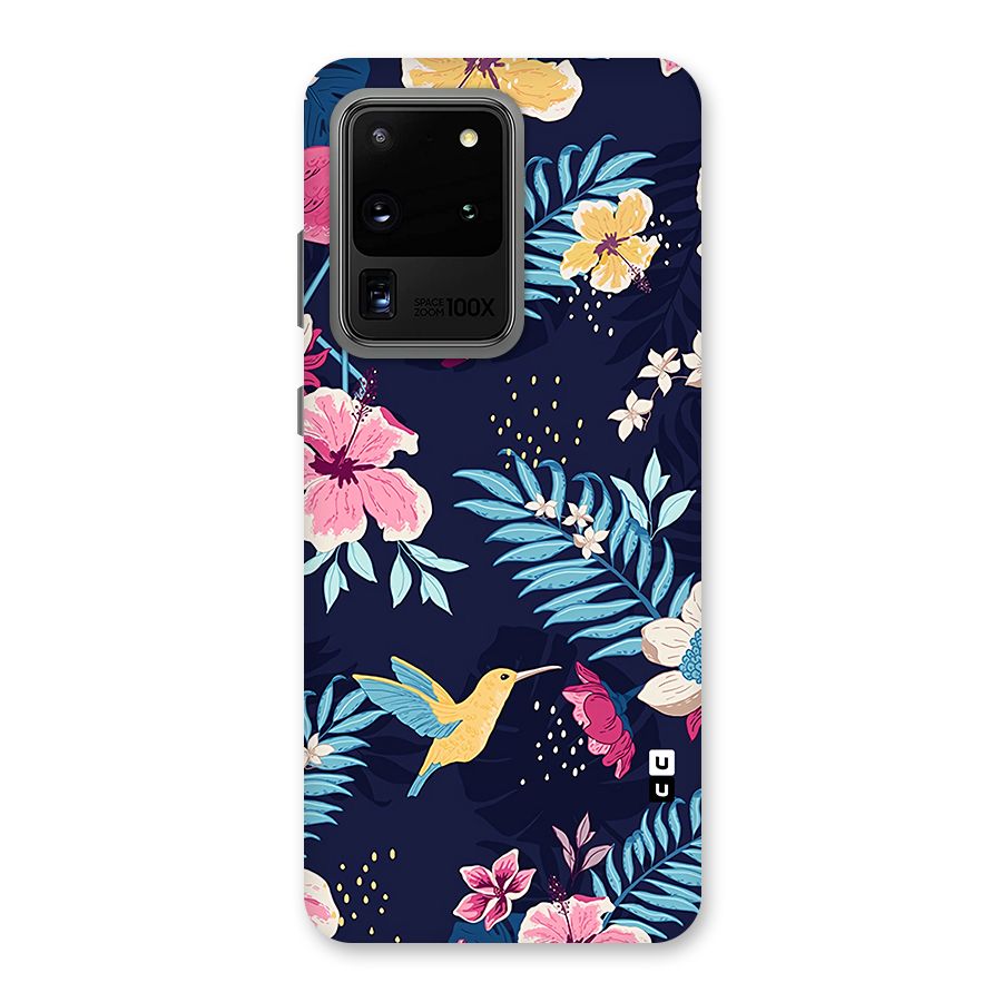 Tropical Flamingo Pattern Back Case for Galaxy S20 Ultra
