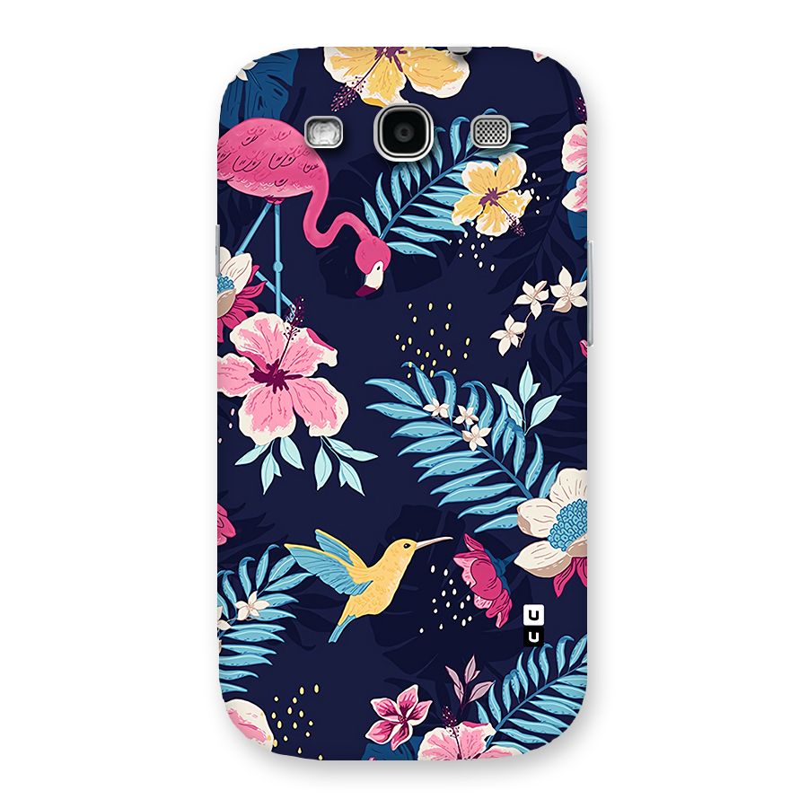Tropical Flamingo Pattern Back Case for Galaxy S3