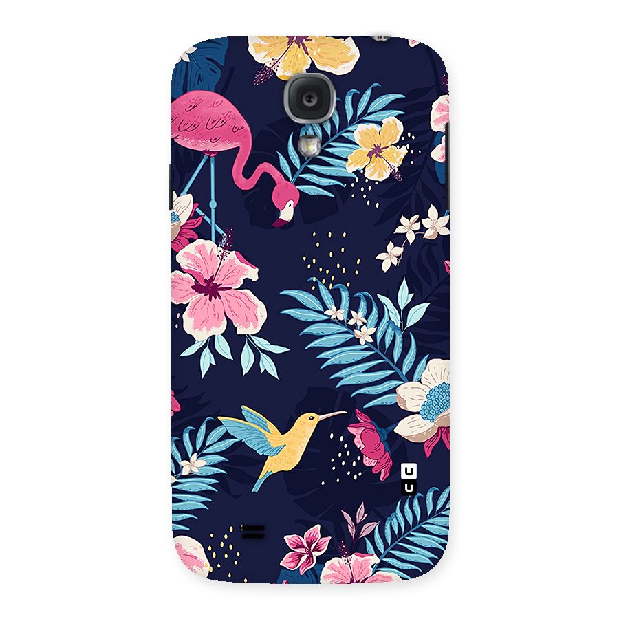 Tropical Flamingo Pattern Back Case for Galaxy S4