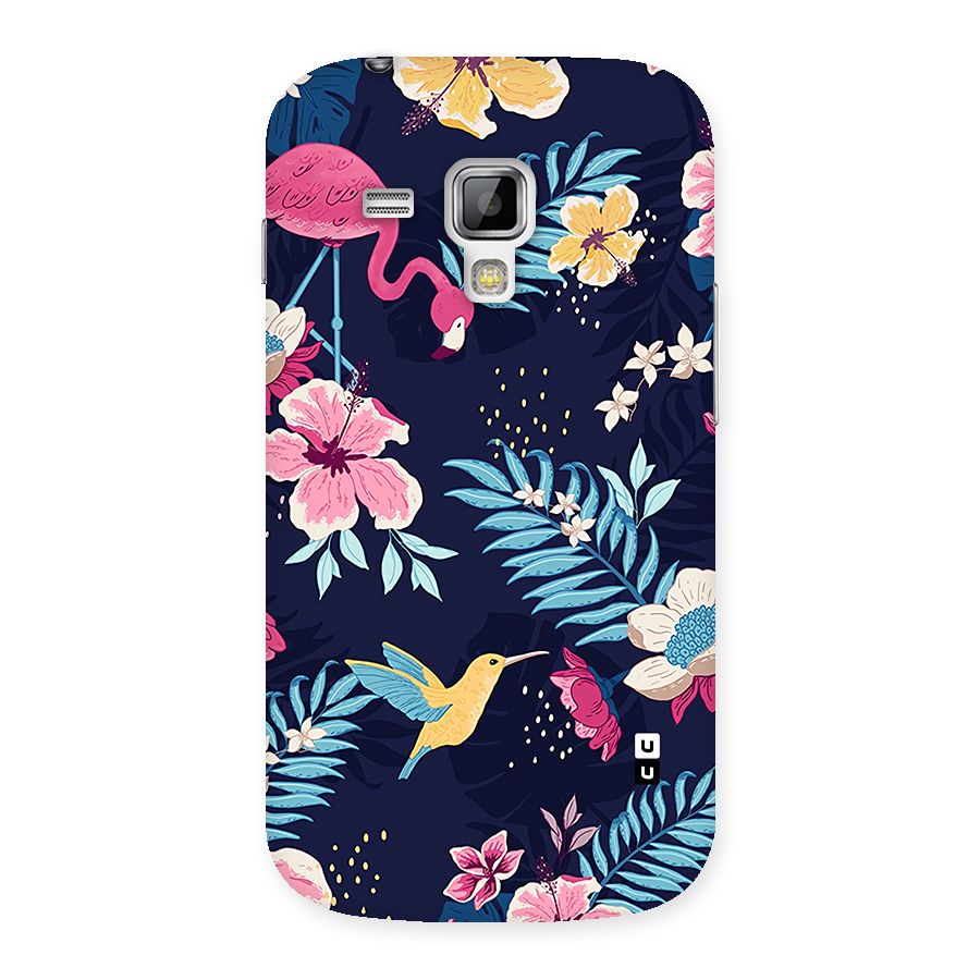 Tropical Flamingo Pattern Back Case for Galaxy S Duos