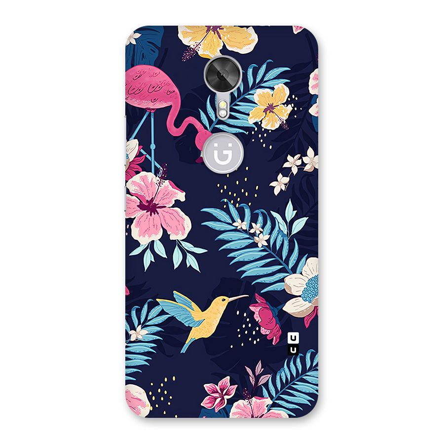 Tropical Flamingo Pattern Back Case for Gionee A1