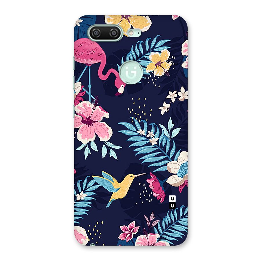 Tropical Flamingo Pattern Back Case for Gionee S10