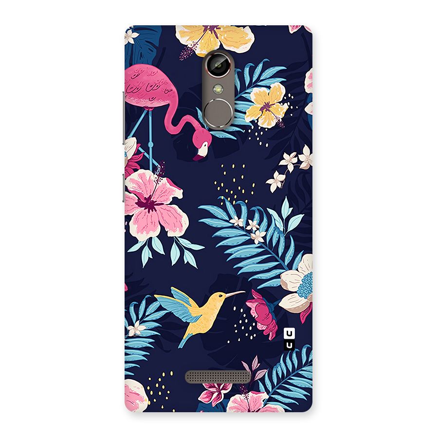 Tropical Flamingo Pattern Back Case for Gionee S6s